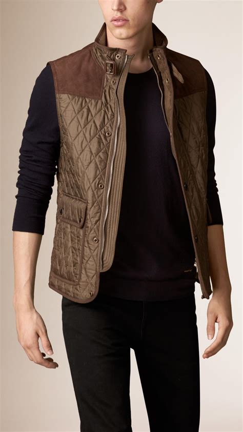 gilet burberry|burberry jacket men's sale.